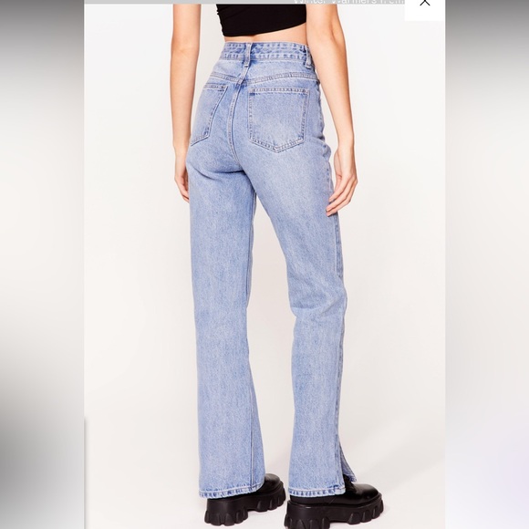 Nasty Gal • Shits Now or Never Split Hem Jean - Picture 2 of 14